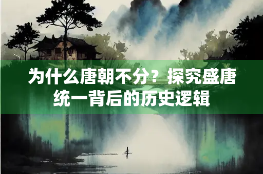 为什么唐朝不分？探究盛唐统一背后的历史逻辑