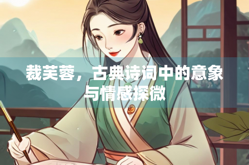裁芙蓉，古典诗词中的意象与情感探微