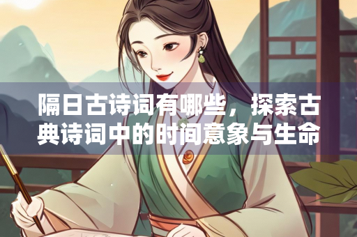 隔日古诗词有哪些，探索古典诗词中的时间意象与生命哲思