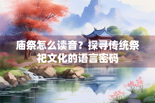庙祭怎么读音？探寻传统祭祀文化的语言密码