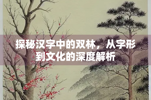 探秘汉字中的双林，从字形到文化的深度解析