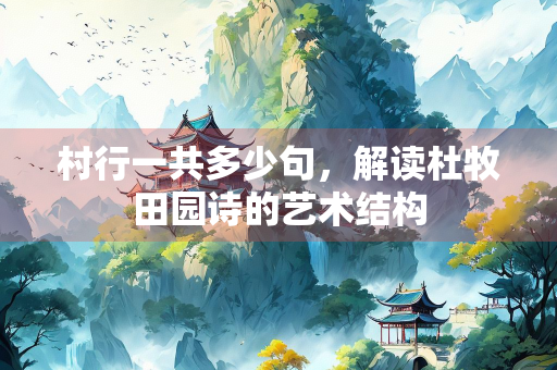 村行一共多少句，解读杜牧田园诗的艺术结构