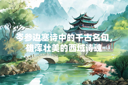 岑参边塞诗中的千古名句，雄浑壮美的西域诗魂