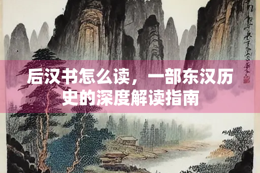 后汉书怎么读，一部东汉历史的深度解读指南