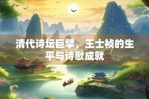 清代诗坛巨擘，王士祯的生平与诗歌成就