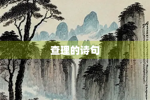 查理的诗句