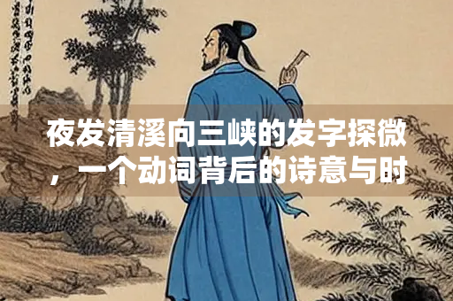 夜发清溪向三峡的发字探微，一个动词背后的诗意与时空