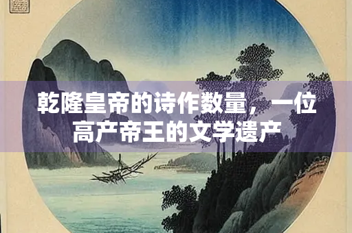 乾隆皇帝的诗作数量，一位高产帝王的文学遗产