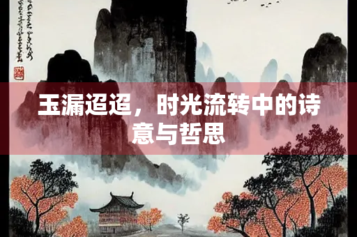 玉漏迢迢，时光流转中的诗意与哲思