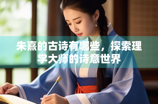 朱熹的古诗有哪些，探索理学大师的诗意世界