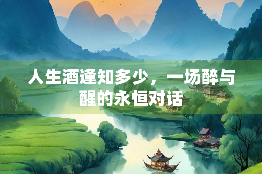 人生酒逢知多少，一场醉与醒的永恒对话