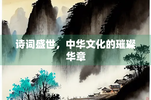 诗词盛世，中华文化的璀璨华章