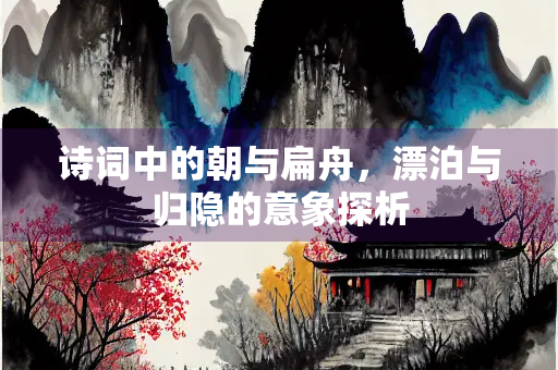 诗词中的朝与扁舟，漂泊与归隐的意象探析