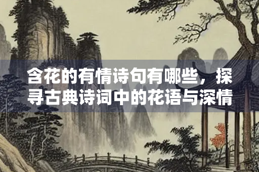 含花的有情诗句有哪些，探寻古典诗词中的花语与深情