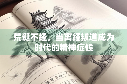 荒诞不经，当离经叛道成为时代的精神症候
