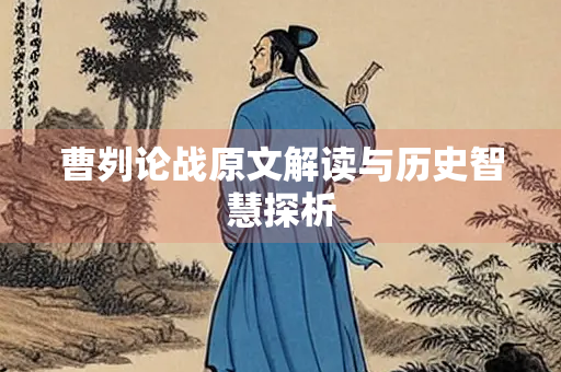 曹刿论战原文解读与历史智慧探析