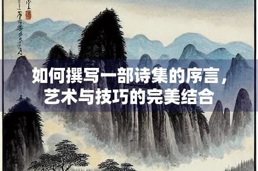 如何撰写一部诗集的序言，艺术与技巧的完美结合