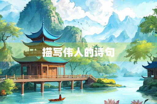 描写伟人的诗句