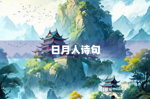 日月人诗句