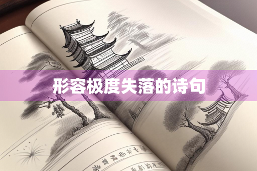 形容极度失落的诗句