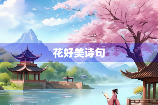 花好美诗句
