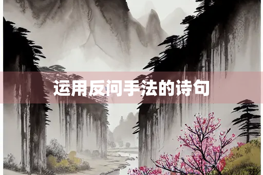 运用反问手法的诗句