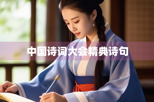 中国诗词大会精典诗句