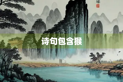 诗句包含猴