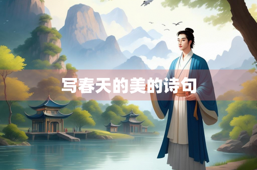 写春天的美的诗句