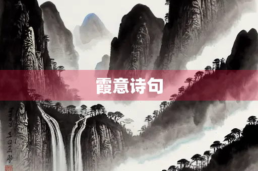 霞意诗句