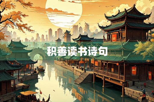 积善读书诗句