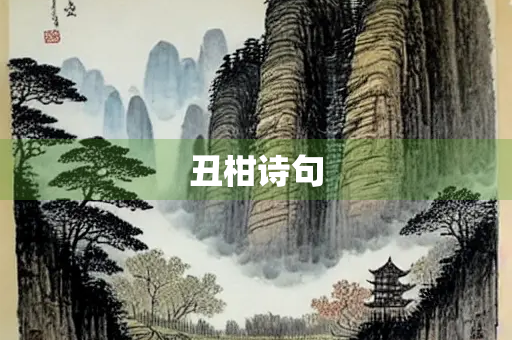 丑柑诗句