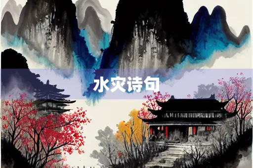 水灾诗句