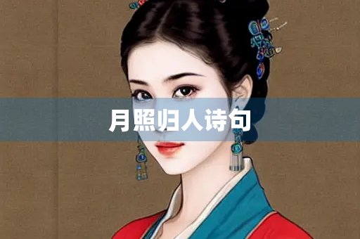 月照归人诗句