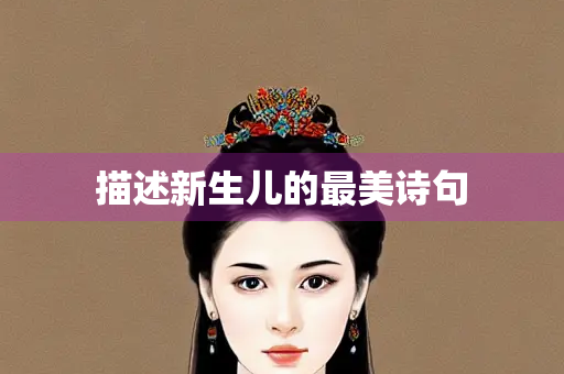 描述新生儿的最美诗句