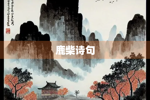 鹿柴诗句