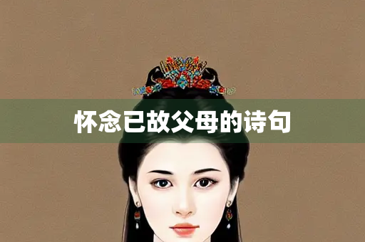 怀念已故父母的诗句