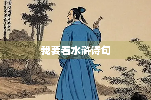 我要看水浒诗句