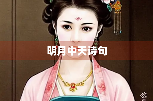 明月中天诗句