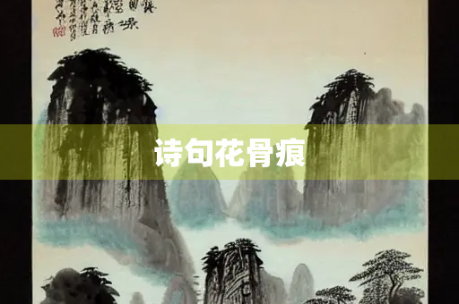 诗句花骨痕