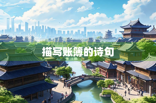 描写账簿的诗句