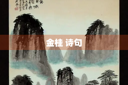 金桂 诗句
