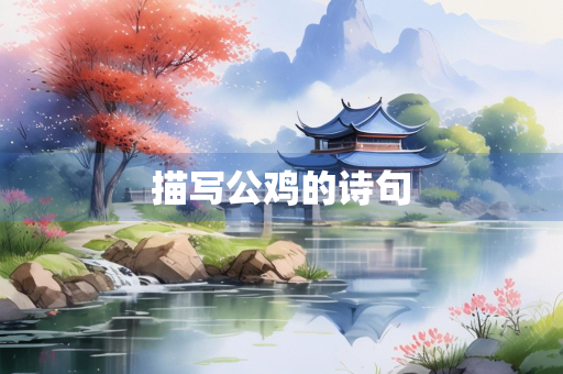描写公鸡的诗句
