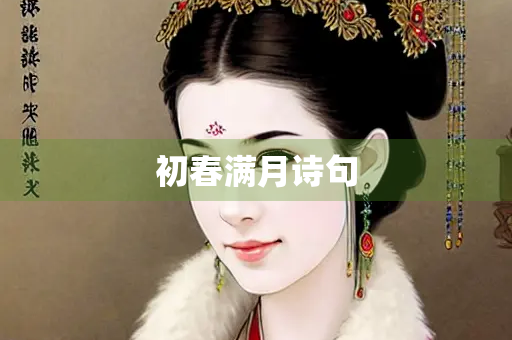 初春满月诗句