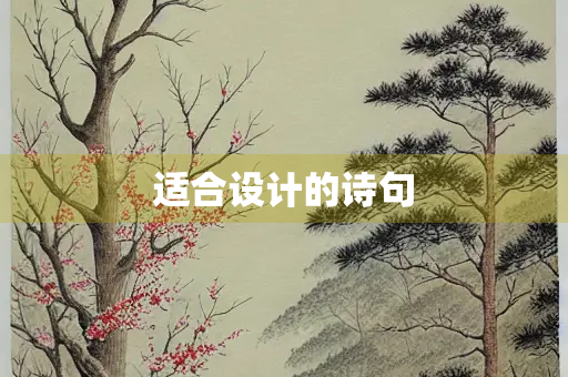 适合设计的诗句