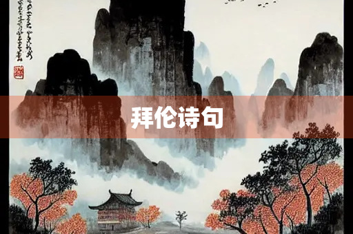 拜伦诗句