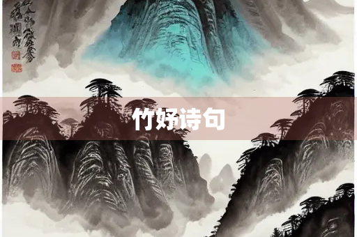 竹妤诗句