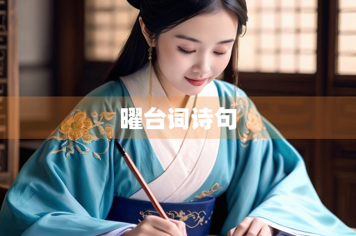 曜台词诗句