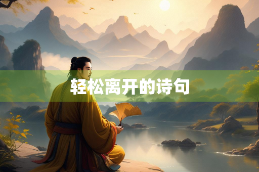 轻松离开的诗句