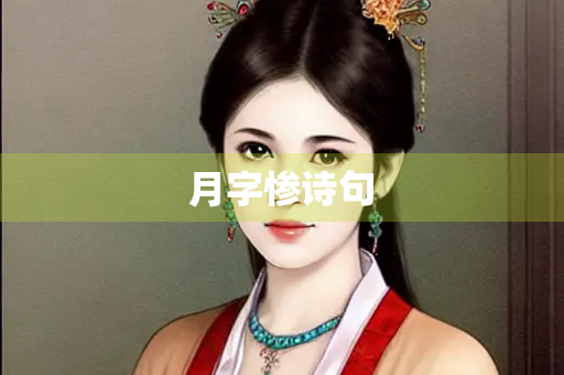 月字惨诗句